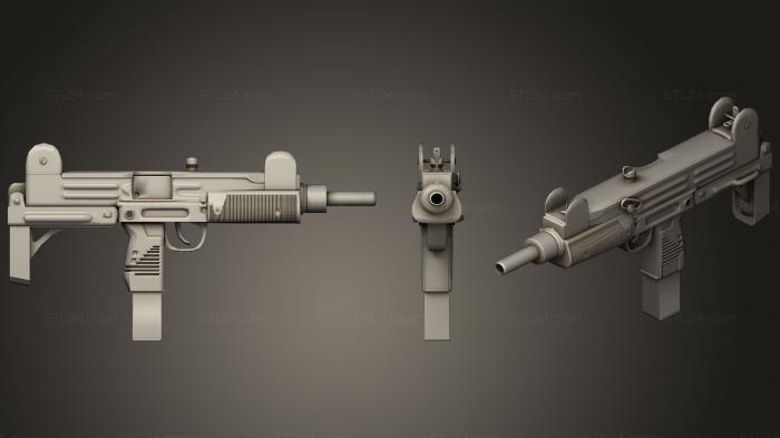 Weapon (Uzi, WPN_0244) 3D models for cnc